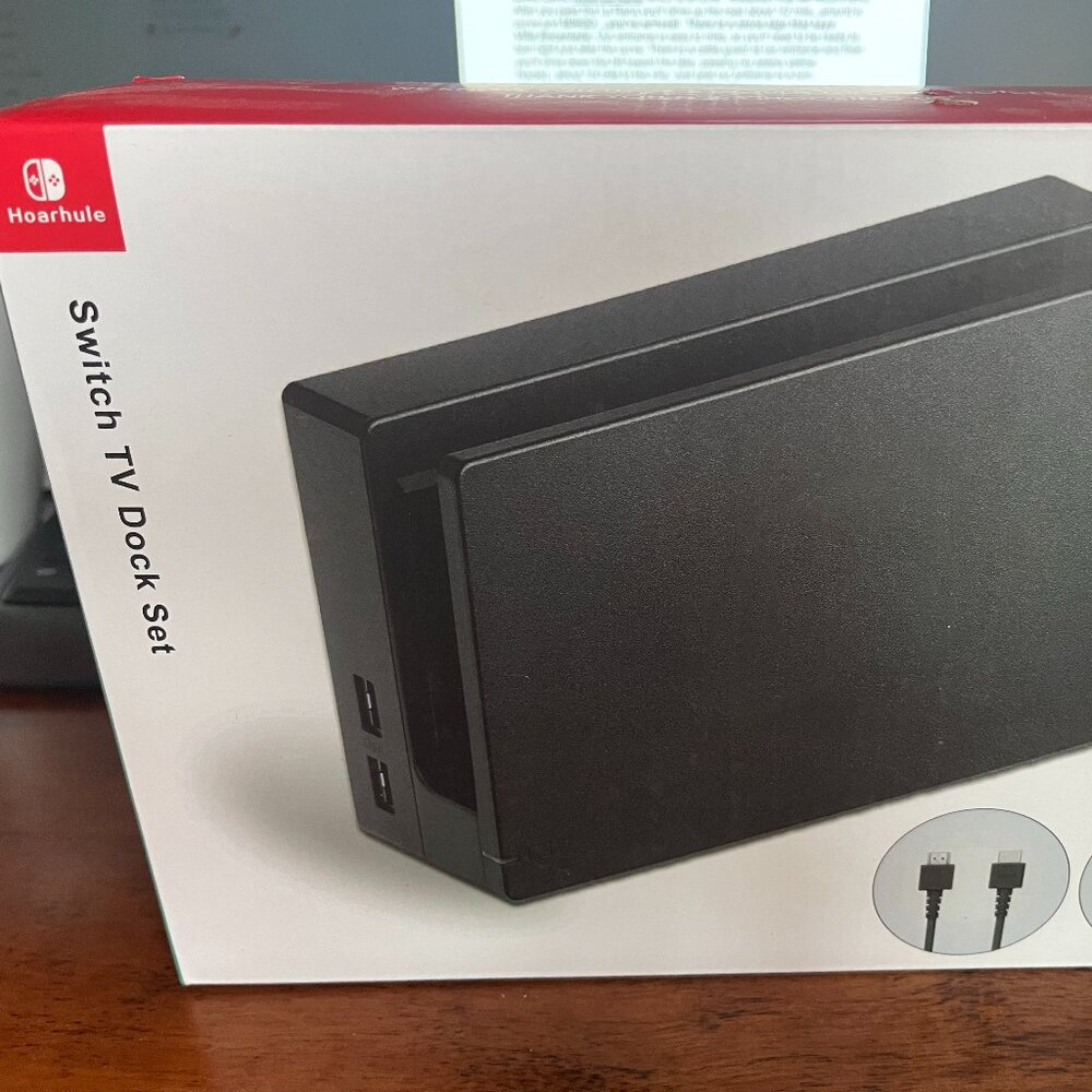 Nintendo Switch TV Dock - Black with Red Box